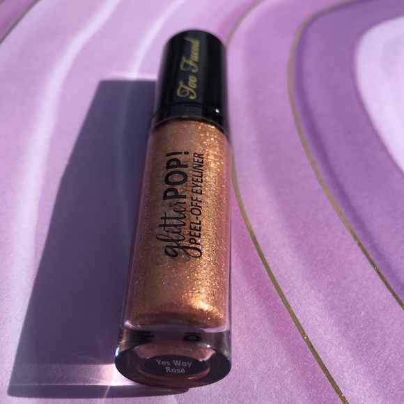 Too Faced Glitter Pop Eyeliner Yes Way Rosé - Picture 4 of 6